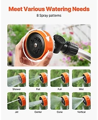 Sugift Watering Wand, 36-Inch, 8 Spray Patterns, Heavy Duty Garden Hose Nozzle