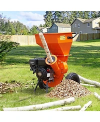 Sugift Wood Chipper Shredder, 7 Hp, 3" Max Diameter, Gas Powered for Landscaping