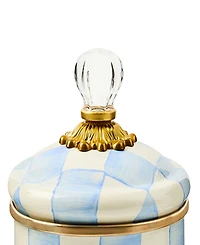 MacKenzie-Childs Sky Check Demi Canister