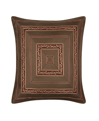 Five Queens Court Odette Woven Stripe Sham, European