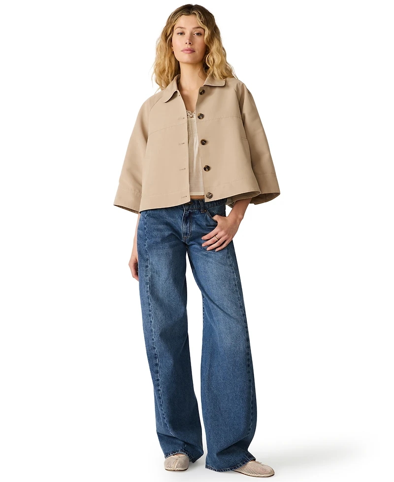 Steve Madden Women's Rhode Button-Front Jacket