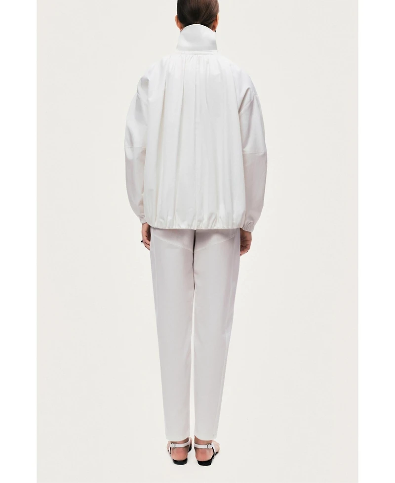 Nocturne Women's Oversized Zip-Front Jacket