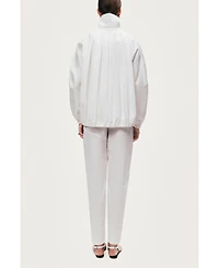 Nocturne Women's Oversized Zip-Front Jacket