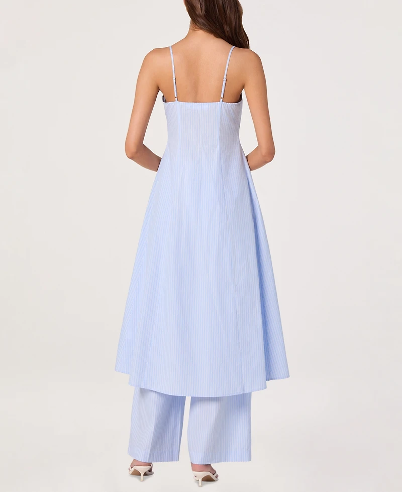 Astr the Label Women's Rena Sleeveless Cotton Tunic Top