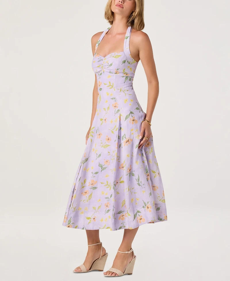 Astr the Label Women's Sweetheart Halter Neck Dress