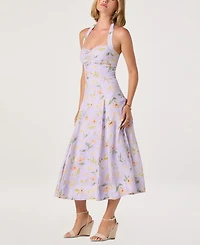 Astr the Label Women's Sweetheart Halter Neck Dress