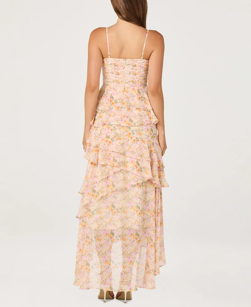 Astr the Label Women's Sweetheart Neck Dress