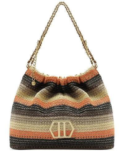 Arezzo Jackie Large Snap Button Hobo Handbag