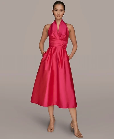 Donna Karan New York Women's A-Line Halter Dress