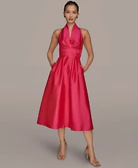 Donna Karan New York Women's A-Line Halter Dress