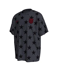 Nike Big Boys and Girls Navy Usmnt Allover Print T-Shirt