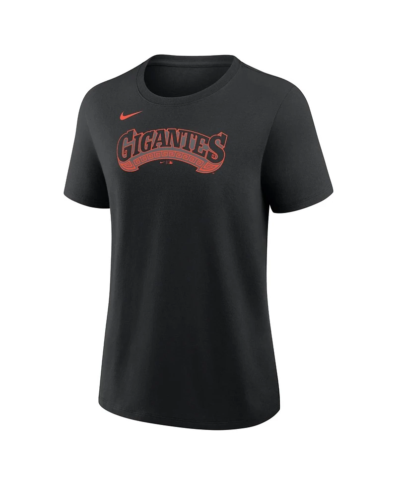 Nike Women's Willy Adames Black San Francisco Giants Alternate Name Number T-Shirt