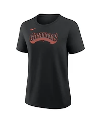 Nike Women's Willy Adames Black San Francisco Giants Alternate Name Number T-Shirt