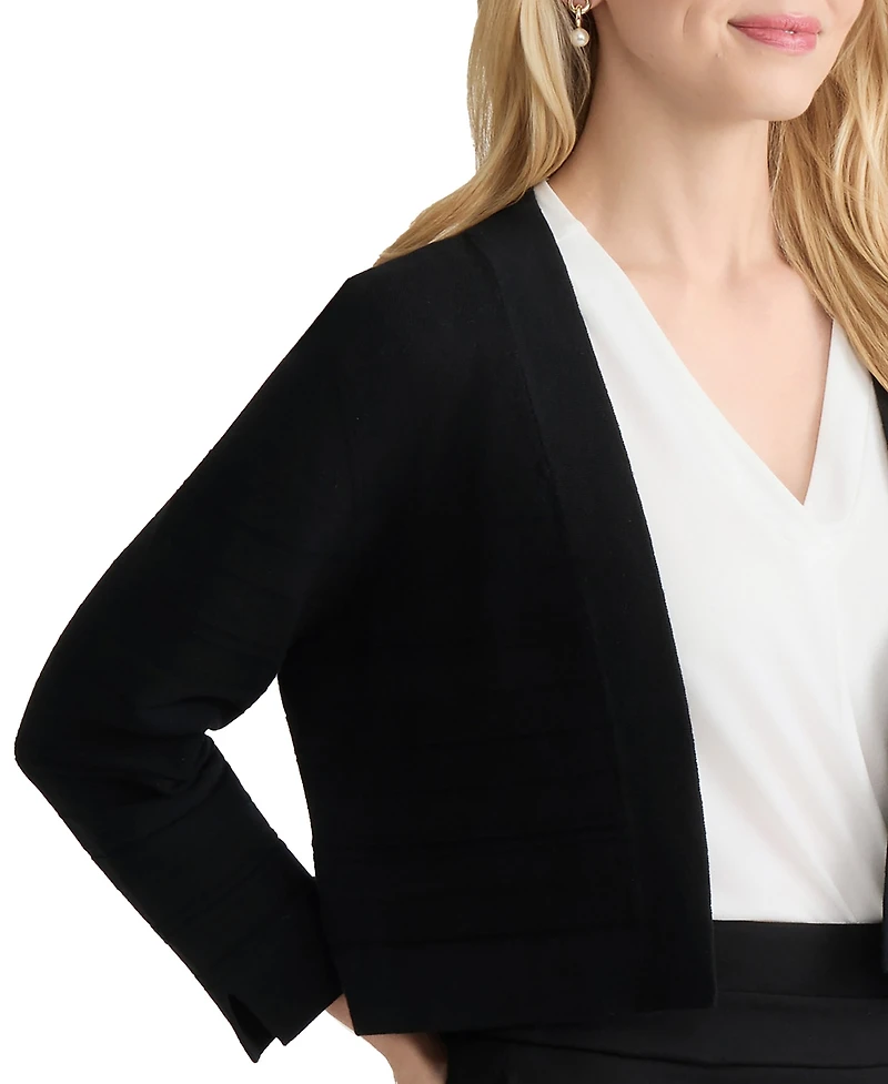 Jones New York Women's Cotton-Blend Cropped Shrug