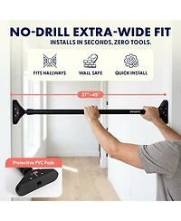 Squatz Adjustable Doorway Pull-Up Bar with Anti-Slip Grip and Locking Mechanism