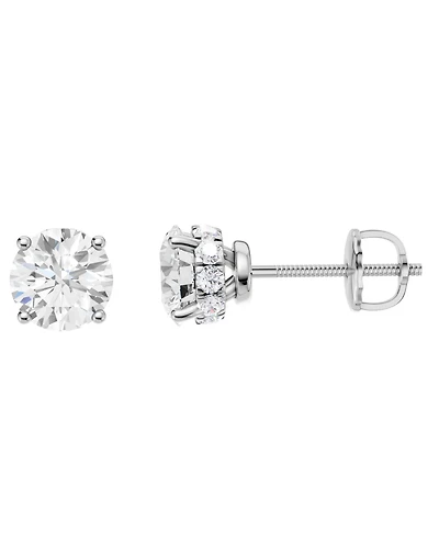 Macy's Diamond Stud Earrings (2 ct. t.w.) in 14k White Gold