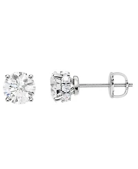 Macy's Diamond Stud Earrings (2 ct. t.w.) in 14k White Gold