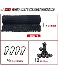 Aoligeijs Sports Netting - Heavy Duty Ball Net for Golf, Baseball, Hockey, Soccer