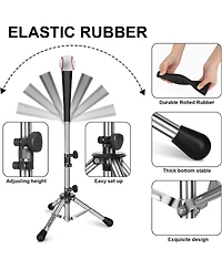Aoligeijs Baseball Tee Batting Tee Softball Tee Portable Travel Hitting Tee,Easy Adjustable Height,Stable Tripod Stand