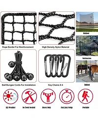 Aoligeijs Sports Netting - Heavy Duty Ball Net for Golf, Baseball, Hockey, Soccer