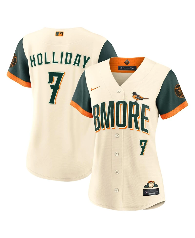 Nike Women's Jackson Holliday Natural Baltimore Orioles 2026 City Connect Stadium Jersey