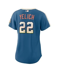 Nike Women's Christian Yelich Mineral Blue Milwaukee Brewers 2026 City Connect Stadium Jersey
