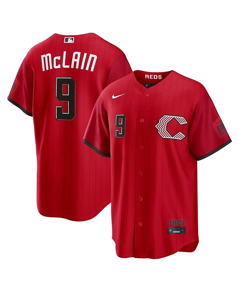 Nike Men's Matt McLain Red Cincinnati Reds 2026 City Connect Stadium Jersey