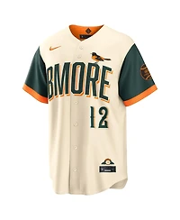 Nike Men's Dylan Beavers Natural Baltimore Orioles 2026 City Connect Stadium Jersey
