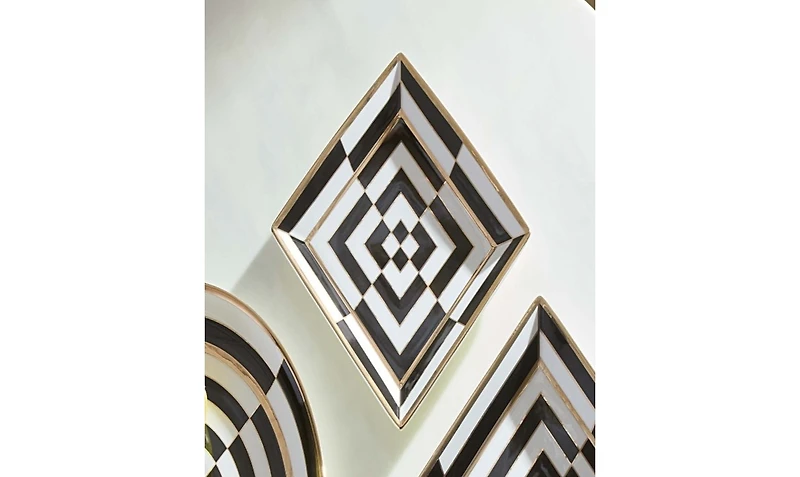 Jonathan Adler Op Art 9" Square Serving Tray