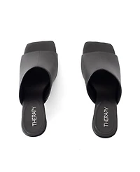 Therapy Australia Women's Nassau Square Toe Low Kitten Heel