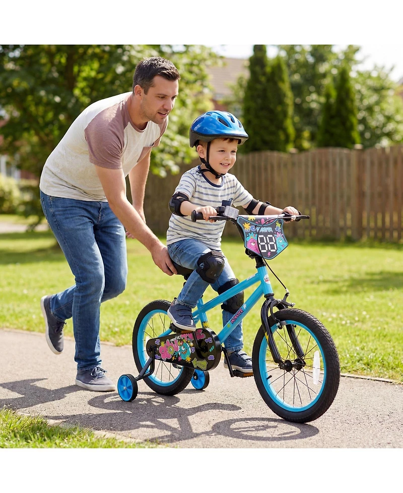 Slickblue Kids Ride On Bicycle with Training Wheels