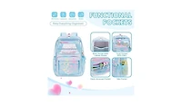 Urbanmax Clear Backpack for School Girls, Heavy Duty Tpu Transparent Stadium Events Approved, Bookbag