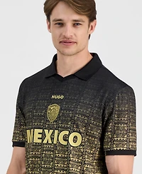 Hugo by Boss Men's Relaxed Fit Mexico Football Polo Jersey