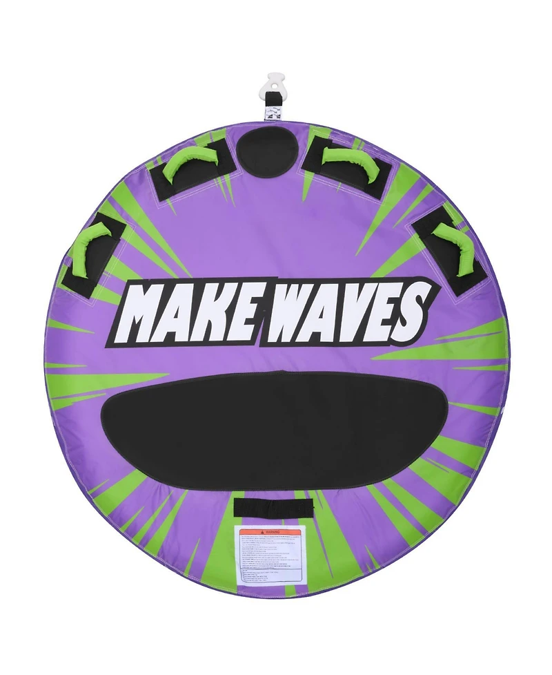 Mecale 2-Rider Inflatable Towable Tube 340 lbs Full Nylon Cover