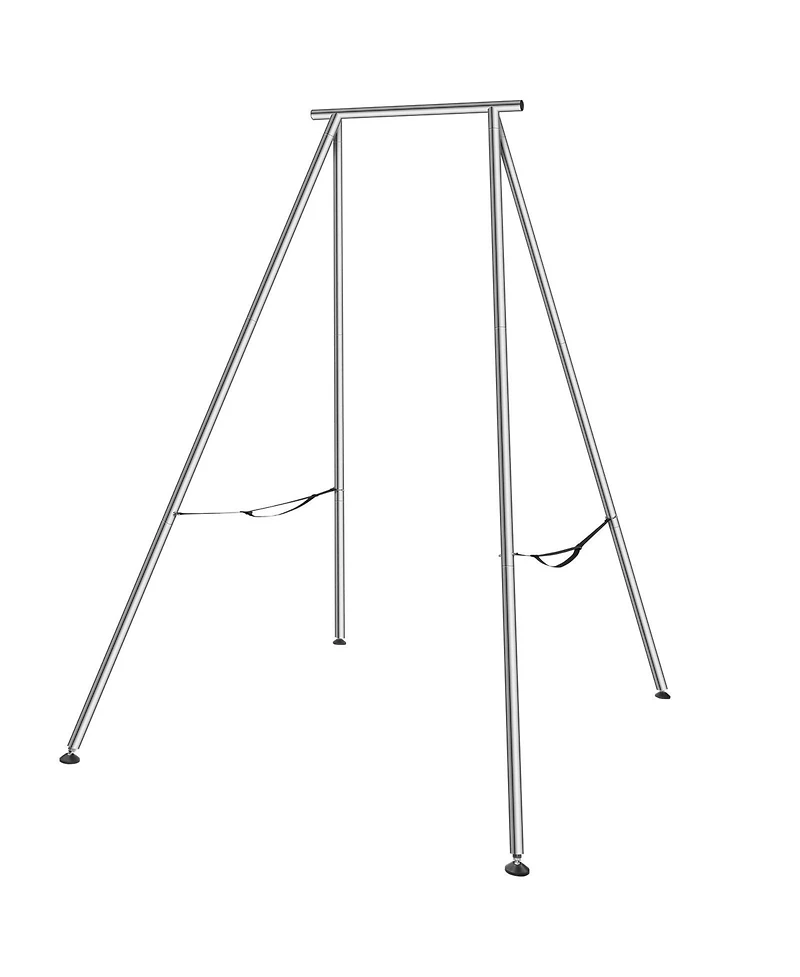 Mecale Aerial Yoga Frame Chrome Steel 551 lbs Capacity