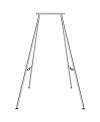 Mecale Aerial Yoga Frame Chrome Steel 551 lbs Capacity