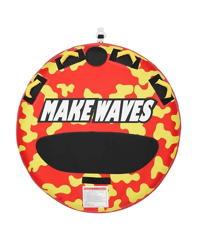 Mecale 2-Rider Inflatable Towable Tube 340 lbs Full Nylon Cover