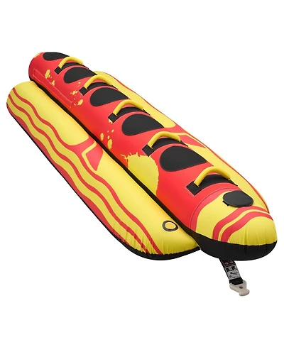 Mecale 5-Rider Towable Tube for Boating 850 lbs Padded Grip Handles
