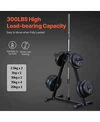 Mecale A Frame Weight Plate Rack for 2 Inch Plates 300 lbs Capacity