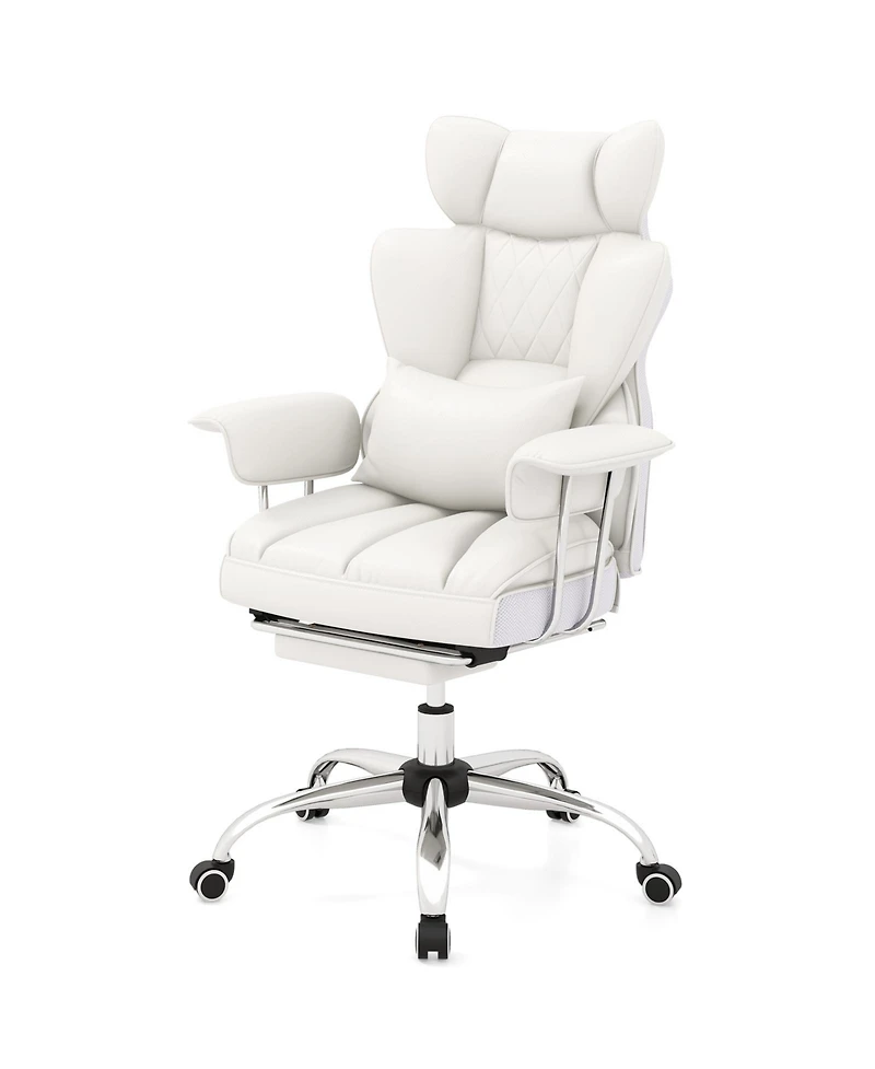 Gouun Faux Leather High-Back Executive Office Chair, 400 lbs Capacity