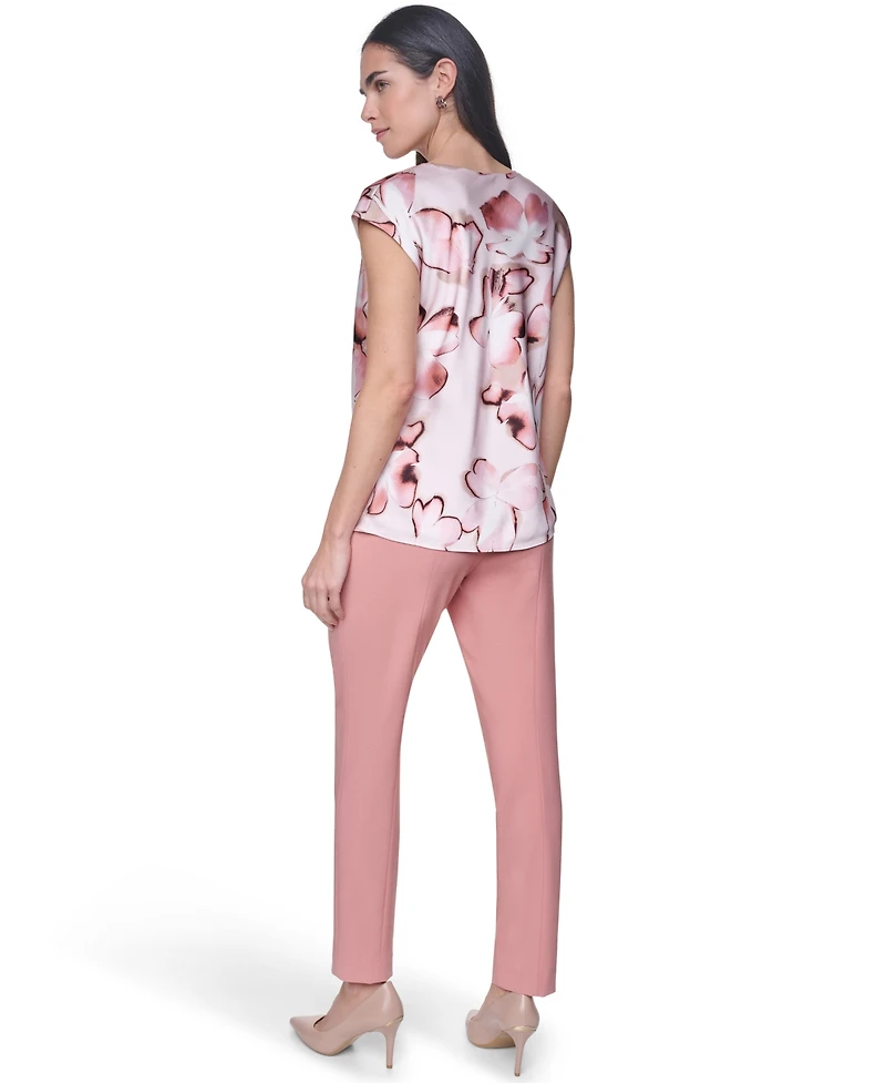 Calvin Klein Women's Cowl Neck Blouse