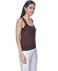Calvin Klein Women's Square Neck Sleeveless Top
