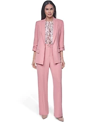 Calvin Klein Women's Notch Collar Long-Sleeve Jacket