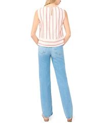 Vince Camuto Women's Sleeveless Crewneck Blouse