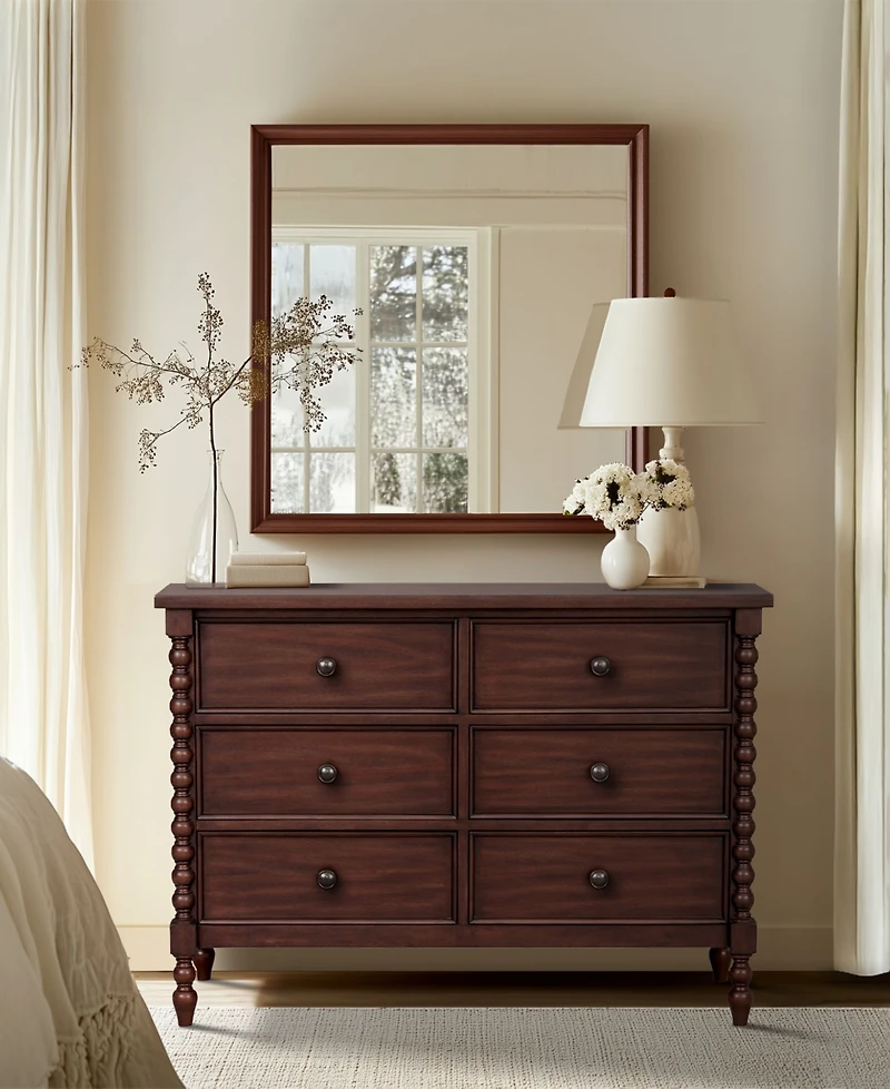 Madison Park Signature Beckett 46" Wood 6-Drawer Dresser