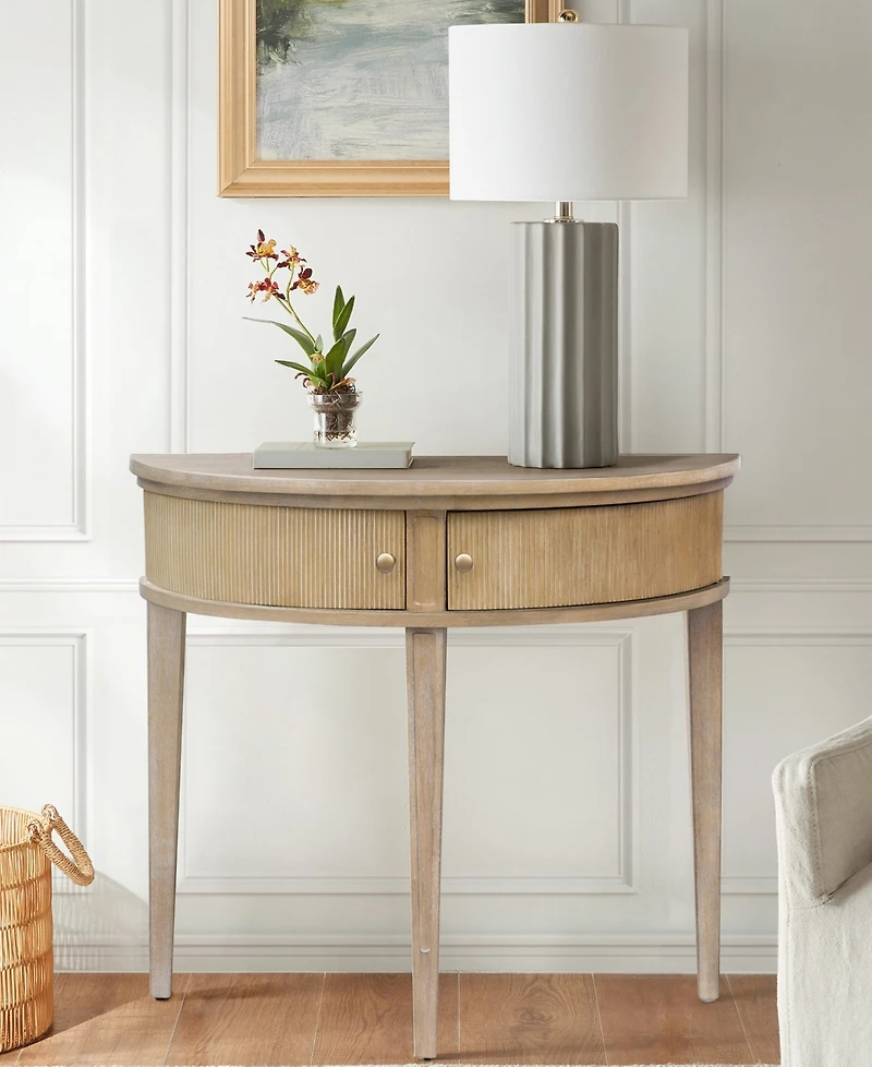 Martha Stewart Collection Crestview 36" Wood Storage Console Table