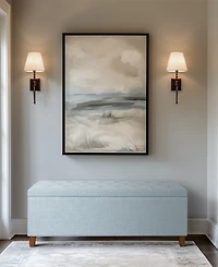 Madison Park Shandra 49" Tufted Top Upholstered Storage Bench