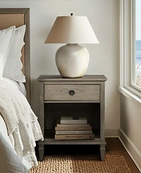 Madison Park Signature Victoria 24" One-Drawer Wood Nightstand