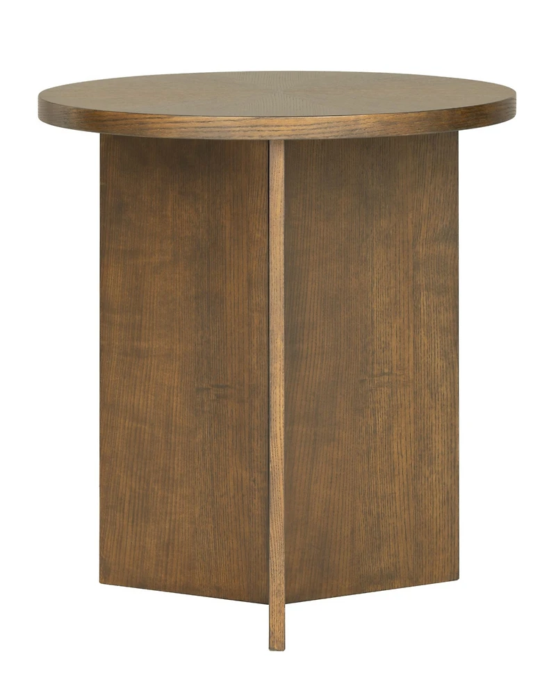 Martha Stewart Collection Sadie 22" Wood Round Accent Table