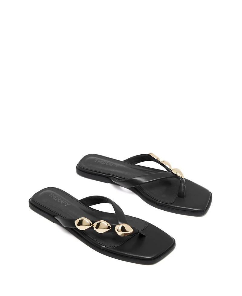 Therapy Australia Women's Guise Square Toe Thong Sandal